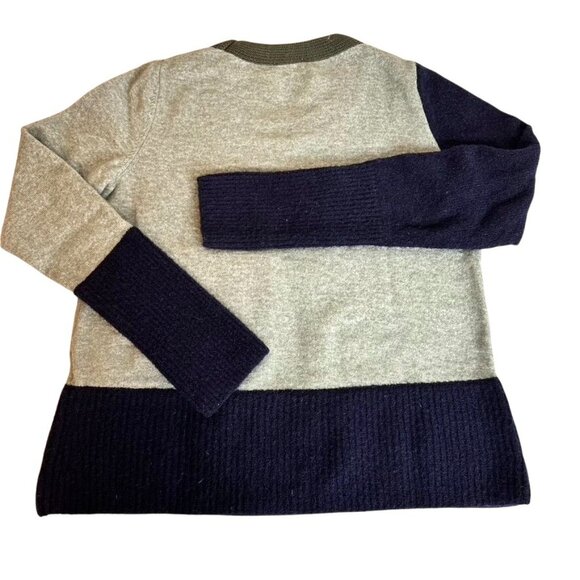 COS Women Multi Colorblock Urban Wool Blend Sweater Pocket Long Sleeves NWOT Sxs - Picture 3 of 10